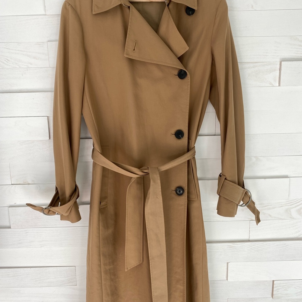 All Saints Tan Trench Coat